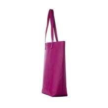 Load image into Gallery viewer, Everyday Leather Tote Bag FUCHSIA
