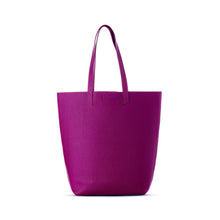 Load image into Gallery viewer, Everyday Leather Tote Bag FUCHSIA
