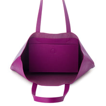 Load image into Gallery viewer, Everyday Leather Tote Bag FUCHSIA
